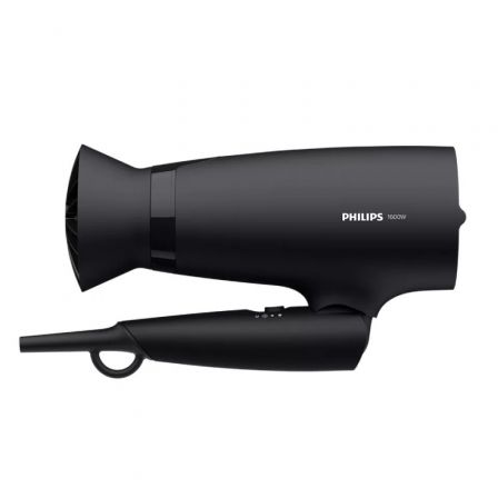 Philips Secador BHD308/10 3000 Series 1600W Negro con Accesorio ThermoProtect y Boquilla
